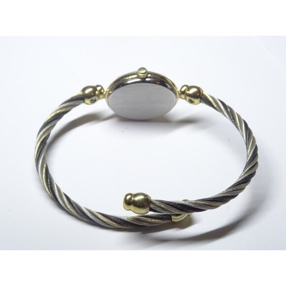 Ladies 17mm Oval Gigandet Bangle Watch with Multicolor Flex Cable  Bracelet main image 7